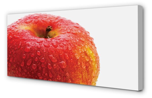 Tablouri canvas Picături de apă pe mere