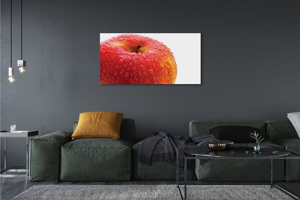 Tablouri canvas Picături de apă pe mere