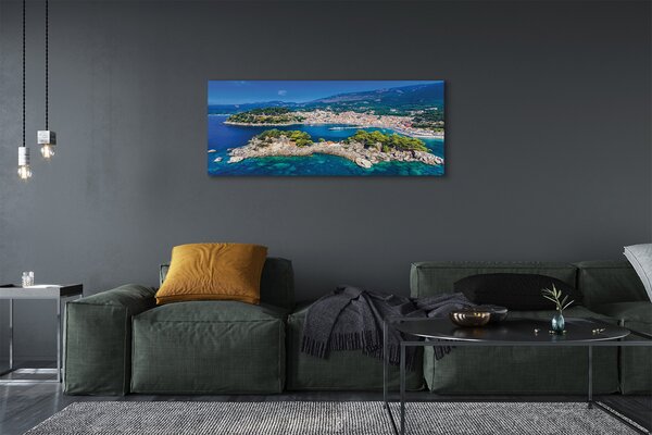 Tablouri canvas oraș mare Grecia Panorama