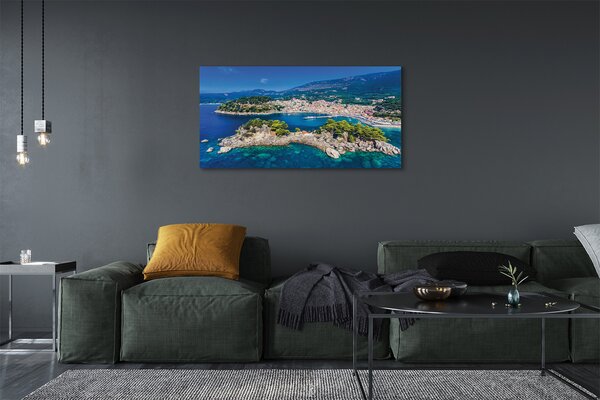 Tablouri canvas oraș mare Grecia Panorama
