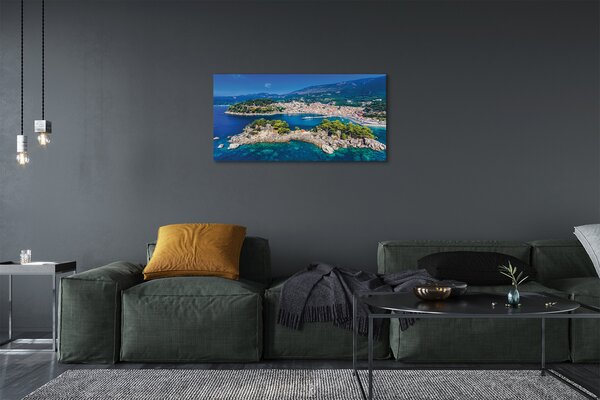 Tablouri canvas oraș mare Grecia Panorama