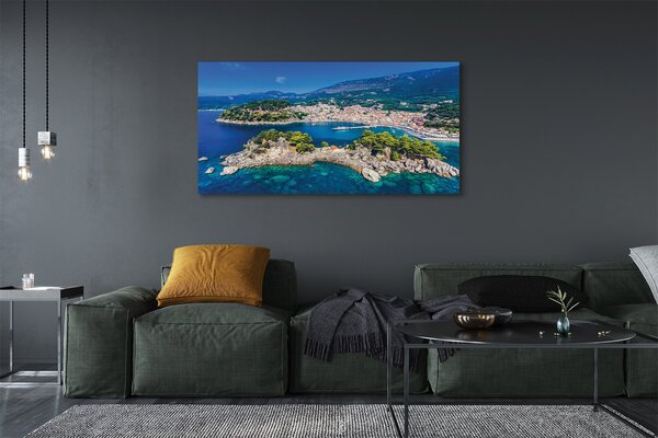 Tablouri canvas oraș mare Grecia Panorama