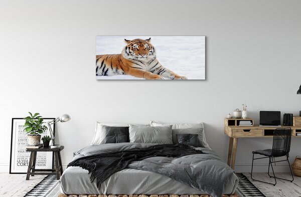 Tablouri canvas Tiger de iarnă