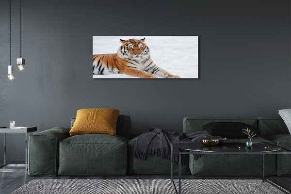 Tablouri canvas Tiger de iarnă