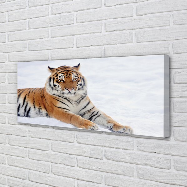 Tablouri canvas Tiger de iarnă