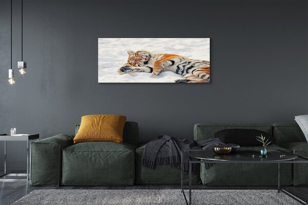 Tablouri canvas Tiger de iarnă