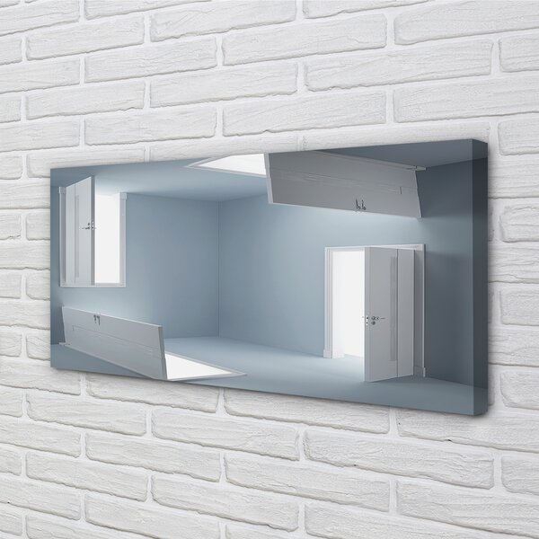 Tablouri canvas ușă 3d