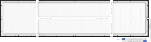 Mexen Brill-S, panou LED de tavan 120×30 cm, 36 W, alb neutru 4000K, L207-120-030-3640-70