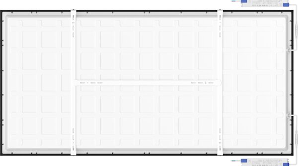 Mexen Brill-S, panou LED de tavan 120×60 cm, 60 W, alb neutru 4000K, L207-120-060-6040-70