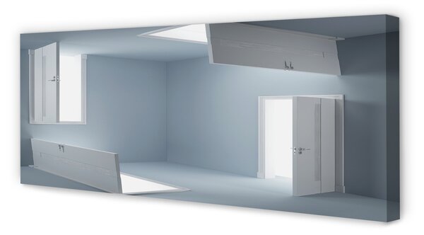 Tablouri canvas ușă 3d
