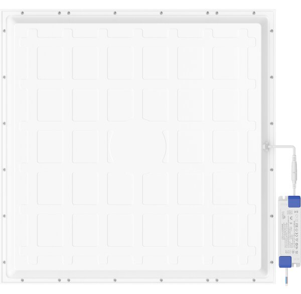 Mexen Brill+, panou LED de tavan 60×60 cm, 48 W, alb rece 6500K, L201-060-060-4865-20
