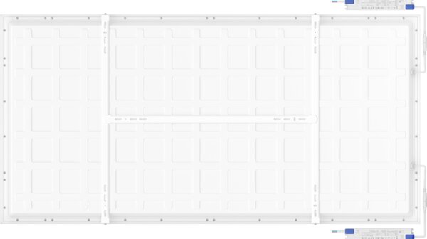 Mexen Brill-S, panou LED de tavan 120×60 cm, 60 W, alb neutru 4000K, L207-120-060-6040-20