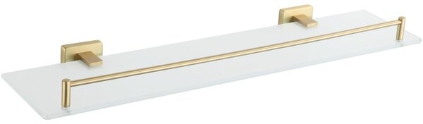 Mexen Arno, raft de perete din sticlă, auriu mat, 7020737-55