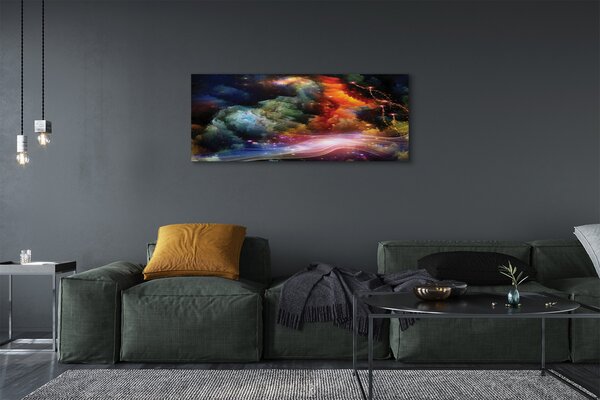 Tablouri canvas fractal modele abstracte