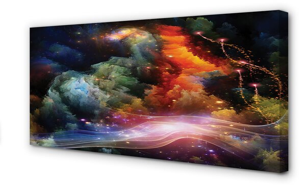 Tablouri canvas fractal modele abstracte