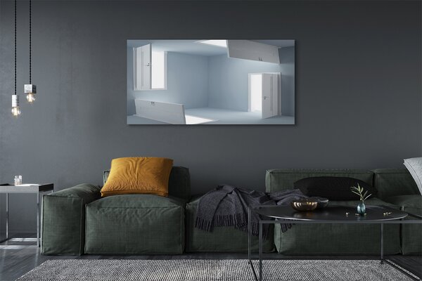 Tablouri canvas ușă 3d