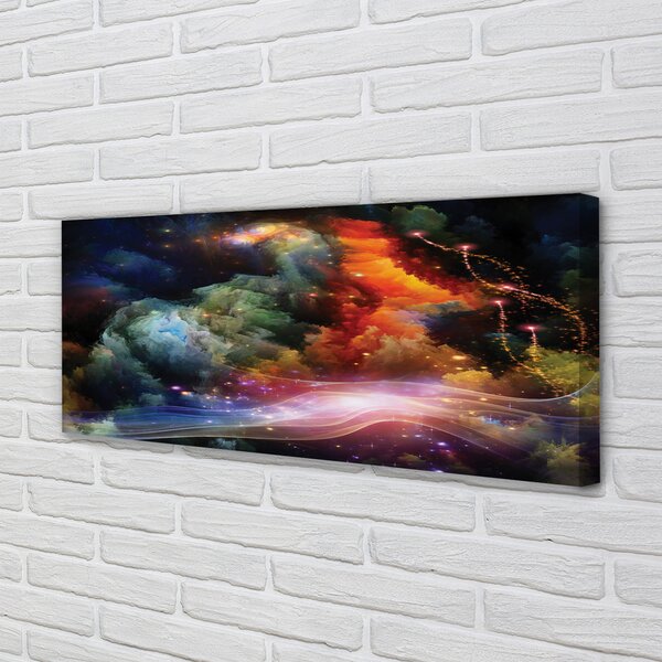 Tablouri canvas fractal modele abstracte