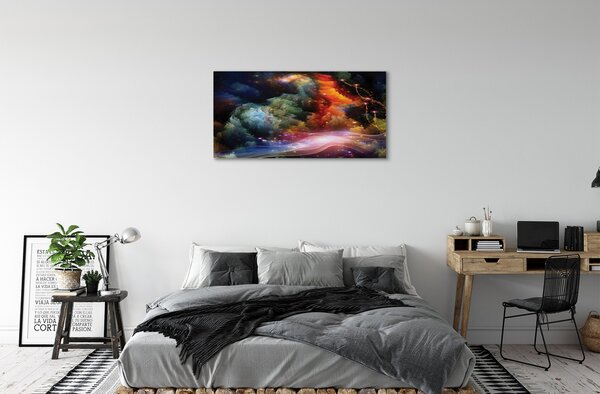 Tablouri canvas fractal modele abstracte