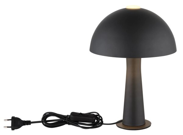 Globo 50670108 - Lampă de masă JULIA 1xE14/25W/230V neagră