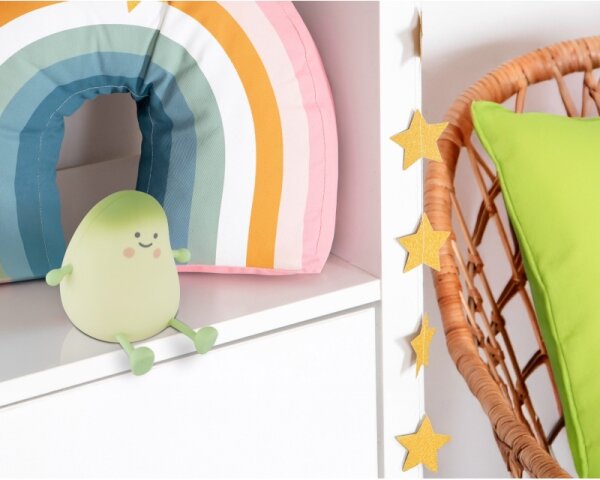 Globo 2871 - Lampă de veghe reîncărcabilă pentru copii MANGI, LED RGBW, cu intensitate reglabilă, 2W/5V, acumulator 800 mAh, culoare mango