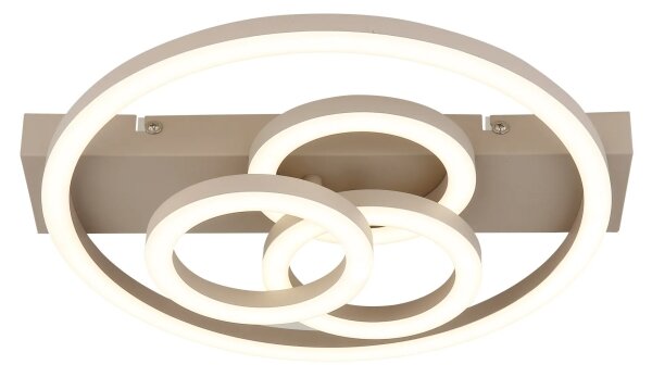 Globo 48040-40SA-LED Corp de tavan dimabil DARRYL I LED/40W/230V dim. 35x33 cm alamă + telecomandă