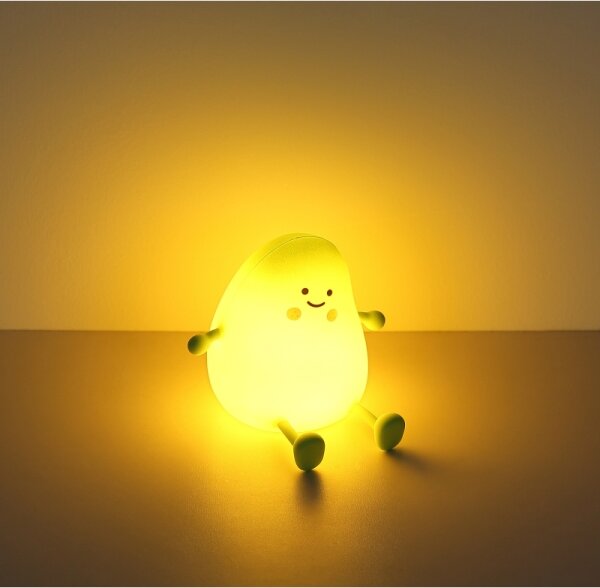 Globo 2871 - Lampă de veghe reîncărcabilă pentru copii MANGI, LED RGBW, cu intensitate reglabilă, 2W/5V, acumulator 800 mAh, culoare mango