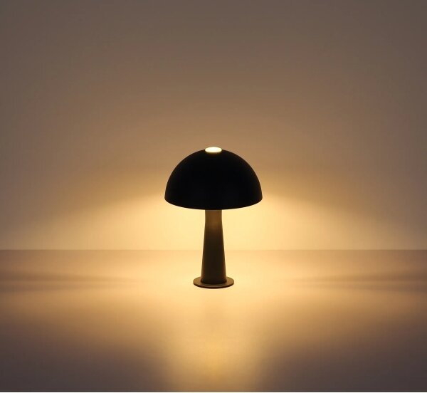 Globo 50670108 - Lampă de masă JULIA 1xE14/25W/230V neagră
