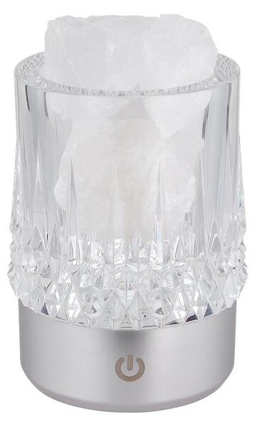 Globo 21044S - Lampă de birou LED LIZZY cu control tactil LED/1W/5V 3000K 1200 mAh argintie