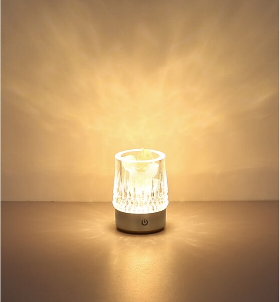Globo 21044S - Lampă de birou LED LIZZY cu control tactil LED/1W/5V 3000K 1200 mAh argintie