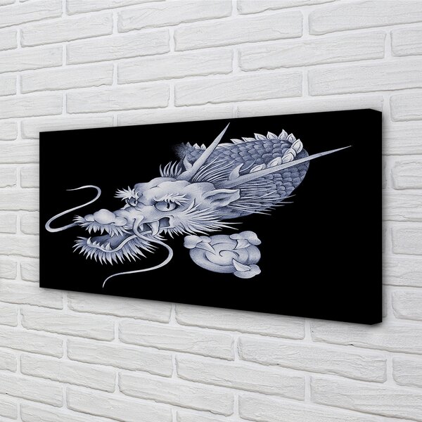Tablouri canvas dragon cap japonez