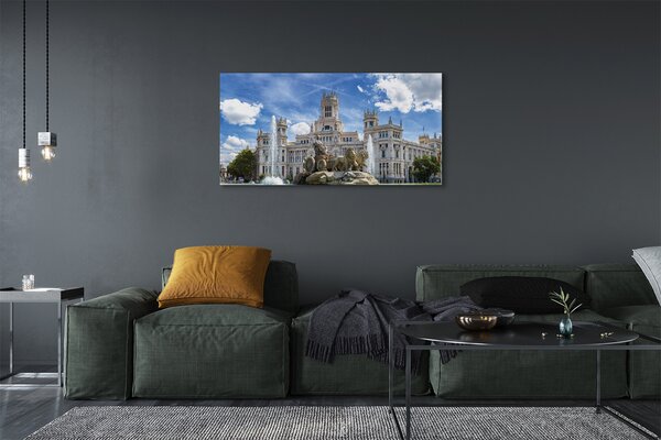 Tablouri canvas Spania Fountain Palace Madrid