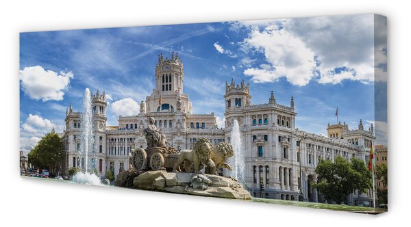 Tablouri canvas Spania Fountain Palace Madrid