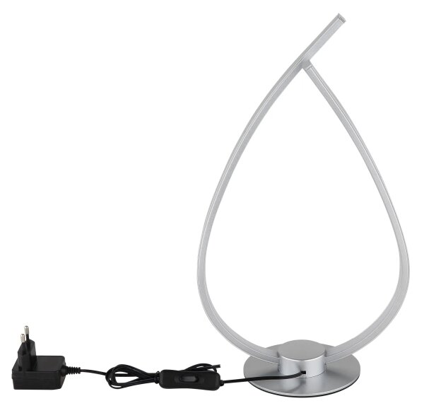 Globo 58492S - Lampă de birou LED TRINA, 6W, 230V, argintie
