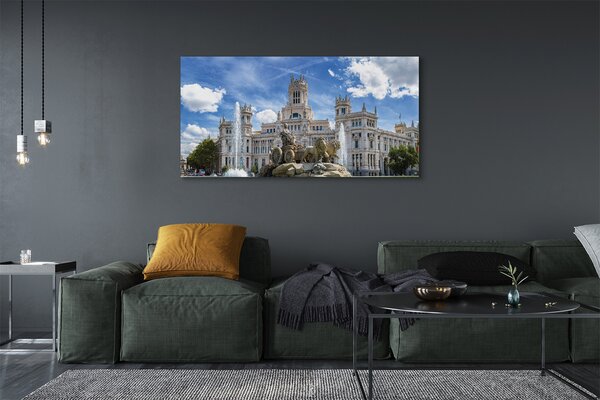Tablouri canvas Spania Fountain Palace Madrid