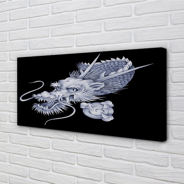 Tablouri canvas dragon cap japonez