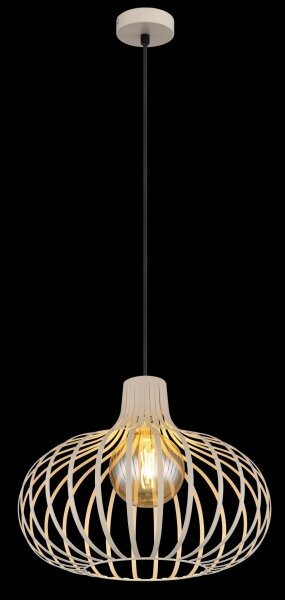 Globo 33370119 - Lampă suspendată pe cablu MATEO 1xE27/40W/230V bej