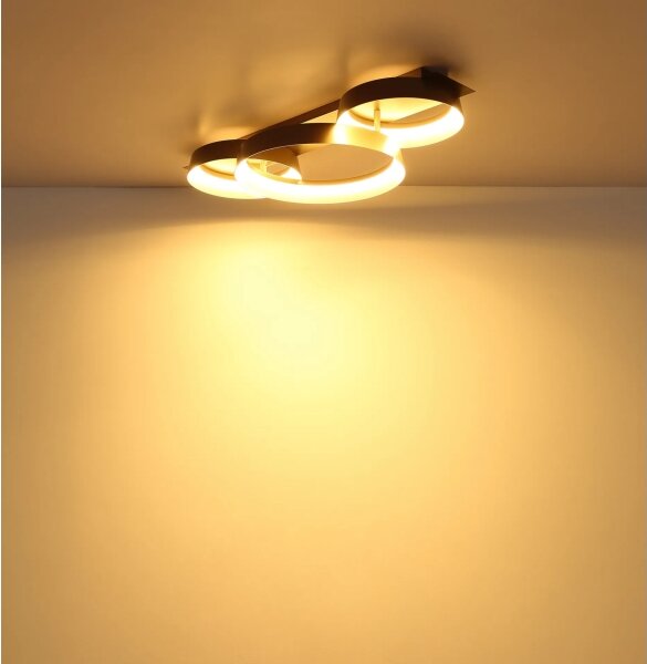 Globo 48048D2 - Plafonieră LED SYRAKUS 40W/230V 3000K 70x35 cm