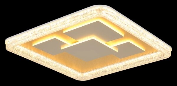 Globo 48476-40 - Plafonieră LED LORAINE LED/40W/230V 48,8x48,8 cm aurie