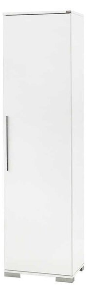 Dulap Multifunctional Adore Diamond, 8 rafturi, Usa reversibila, Alb, 50x187x35 cm