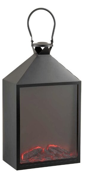 Decoratiune LED lanterna COZY WARM 55x30 cm, neagra