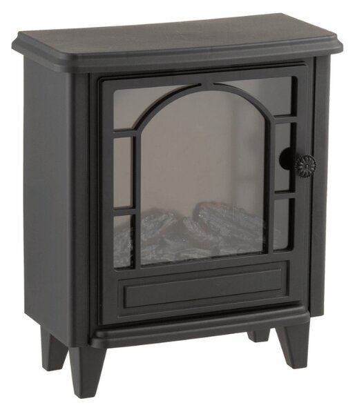 Decoratiune LED semineu COZY WARM 40x35 cm, negru