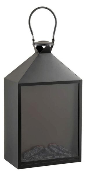 Decoratiune LED lanterna COZY WARM 55x30 cm, neagra