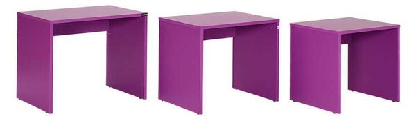 Set 3 Masute Cafea Zigon Adore, 55 x 47 x 40 Cm