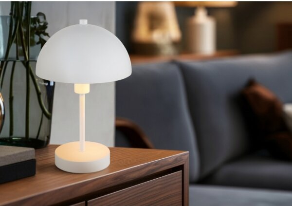 Globo 24009W - Lampă de masă ATOMA I 1xE14/40W/230V albă