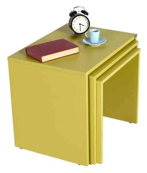 Set 3 Masute Cafea Zigon Adore, 55 x 47 x 40 Cm