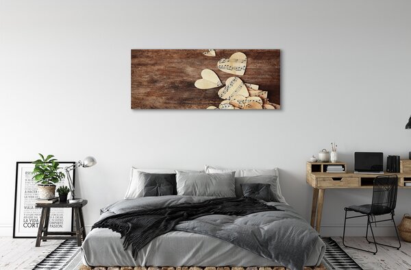 Tablouri canvas note de inima
