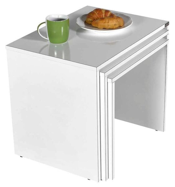 Set 3 Masute Cafea Zigon Adore, 55 x 47 x 40 Cm