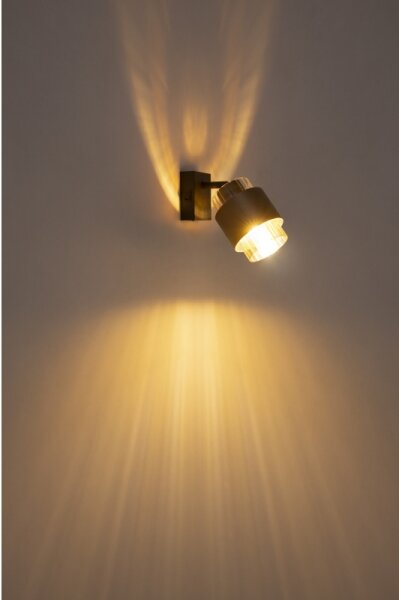Globo 15560-1C - Aplică de perete tip spot MILLEY 1xE27/40W/230V negru/bronz