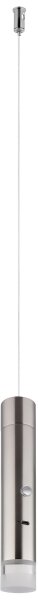Globo 16060N - Lampă LED reîncărcabilă 2în1 PELO, LED/2W/230/5V, crom mat, control tactil (dimmer)