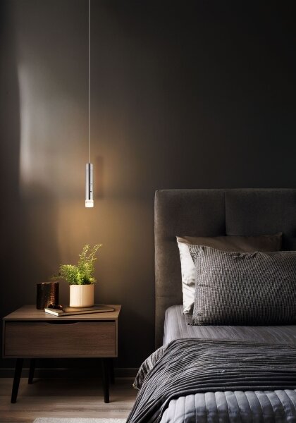 Globo 16060N - Lampă LED reîncărcabilă 2în1 PELO, LED/2W/230/5V, crom mat, control tactil (dimmer)